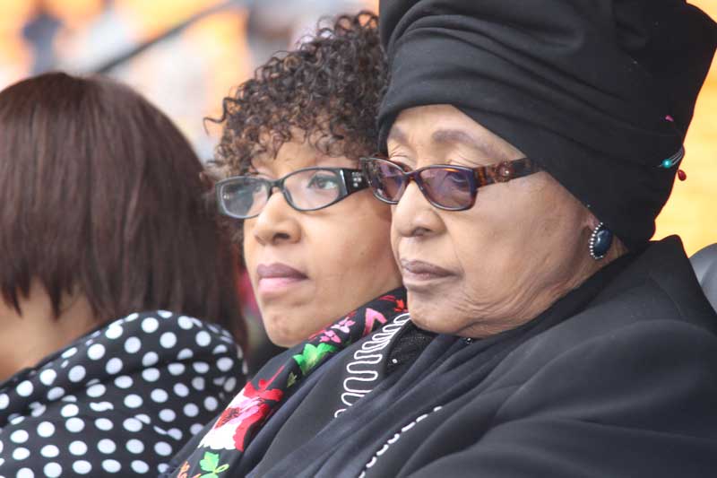 Mrs WInnie Madikizela Mandela was also in attendance