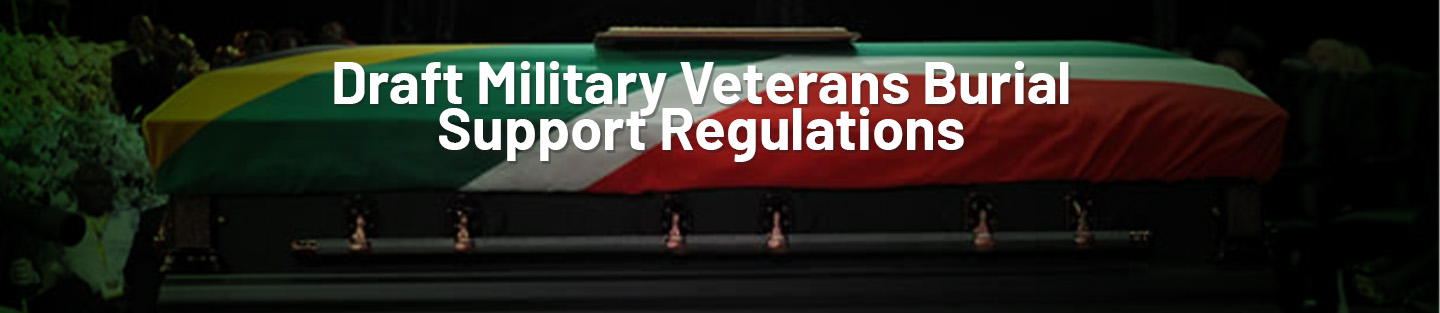 Draft Military Veterans Burial Support Regulations 
